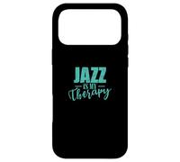 Carcasa para iPhone 17 Pro MAX El Jazz es mi Terapia Música Saxofón