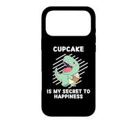 Carcasa para iPhone 17 Pro MAX El Lindo Cupcake de Dinosaurio es mi Secreto para la Felicidad: Dinosaurios