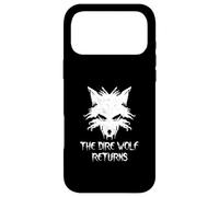 Carcasa para iPhone 17 Pro MAX El Lobo Dire Regresa Des-Extinción Animal Fantasía Halloween