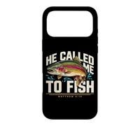 Carcasa para iPhone 17 Pro MAX Él me llamó a Pescar Mateo 4:19 Fe de Pesca