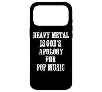 Carcasa para iPhone 17 Pro MAX El Metal Pesado es disculpa de los Dioses por la Cabeza Divertida del Metal de la música del Pop