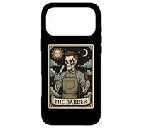 Carcasa para iPhone 17 Pro MAX El Peluquero Peluquero Cortador de Pelo Tarot Tarjeta Esqueleto