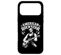 Carcasa para iPhone 17 Pro MAX El Presidente Abraham Lincoln Tocando la Guitarra American Rock Star