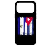 Carcasa para iPhone 17 Pro MAX El Salvador Cuba Media Bandera Patrimonio Cubano Salvadoreño