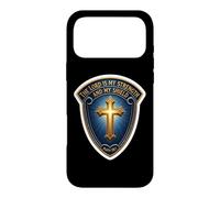 Carcasa para iPhone 17 Pro MAX El Señor Es Mi Fuerza Y Mi Escudo Versículo Cristiano de la