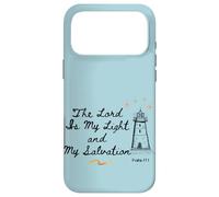 Carcasa para iPhone 17 Pro MAX El Señor Es Mi Luz Y Mi Salvación Salmo 27:1 Fe Bíblica