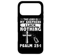 Carcasa para iPhone 17 Pro MAX El Señor es mi Pastor, no me Falta Nada - Salmo 23:1