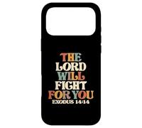 Carcasa para iPhone 17 Pro MAX El Señor peleará por ti - Éxodo 14:14