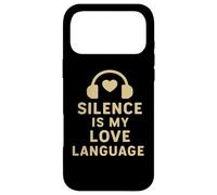 Carcasa para iPhone 17 Pro MAX El Silencio es mi lenguaje de Amor