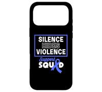 Carcasa para iPhone 17 Pro MAX El Silencio Oculta la Violencia Escuadrón de Apoyo a la prevención del abuso Infantil