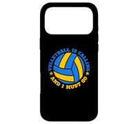 Carcasa para iPhone 17 Pro MAX El Voleibol está Llamando y Debo IR Divertido Jugador Deportivo