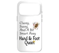 Carcasa para iPhone 17 Pro MAX Elegante atrevida y un Poco Inteligente Assy Hand & Foot Queen Funny