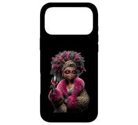 Carcasa para iPhone 17 Pro MAX Elegante Dibujos Animados Mujer Moda Retrato Vino Copa