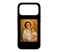 Carcasa para iPhone 17 Pro MAX Elegante Icono católico de Santa Gianna Beretta Molla