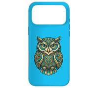Carcasa para iPhone 17 Pro MAX Elemental Folk Art Owl Symmetrical Mandala Bird Graphic