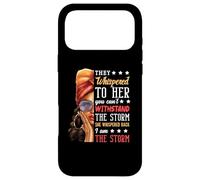 Carcasa para iPhone 17 Pro MAX Ella susurró de Nuevo Yo Soy la tormenta | Black History Month