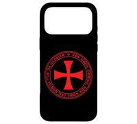 Carcasa para iPhone 17 Pro MAX Emblema de Cruz de Caballeros templarios | Christianity Black