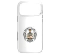 Carcasa para iPhone 17 Pro MAX Emblema de Honor de Caballero Barbudo Vintage Estilo Retro