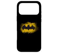 Carcasa para iPhone 17 Pro MAX Emblema de Noche de héroe Amarillo con Logotipo de Batman