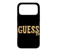 Carcasa para iPhone 17 Pro MAX Emblema Guess So