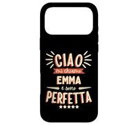 Carcasa para iPhone 17 Pro MAX Emma Idea Regalo Personalizzata Amica Nome Divertente