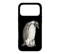 Carcasa para iPhone 17 Pro MAX Emperor Penguins and Chick Vintage Art