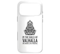 Carcasa para iPhone 17 Pro MAX En Valhalla los Valientes Viven para Siempre - Odin Viking Mythology