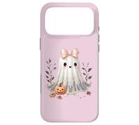 Carcasa para iPhone 17 Pro MAX Encaje Fantasma Halloween Coqueta Arco Vintage Mujeres niñas