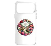 Carcasa para iPhone 17 Pro MAX Encantador Camino de jardín Floral con Rosas, peonías, Margaritas