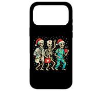 Carcasa para iPhone 17 Pro MAX Enfermera de Esqueleto de Navidad Radiología Divertida Enfermeras de Navidad