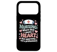 Carcasa para iPhone 17 Pro MAX Enfermería no considerada una profesión Enfermera Orgullosa Salva Vidas