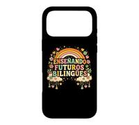 Carcasa para iPhone 17 Pro MAX Ensenando Futuros Bilingües Profesor de Lengua Dual