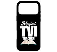 Carcasa para iPhone 17 Pro MAX Enseñanza del Equipo con Discapacidad Visual Trabajo Corazón Profesor TVI