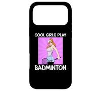 Carcasa para iPhone 17 Pro MAX Entrenadora De Jugadoras Cool Girls Play Bádminton