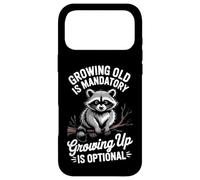 Carcasa para iPhone 17 Pro MAX Envejecer es Inevitable Crecer es una opción