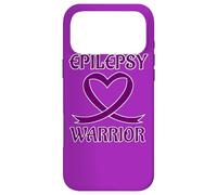 Carcasa para iPhone 17 Pro MAX Epilepsy Warrior Purple Heart Ribbon Awareness