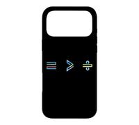Carcasa para iPhone 17 Pro MAX Equality is Greater Than Division Math Symbol Social Justice