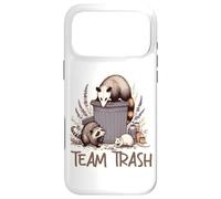 Carcasa para iPhone 17 Pro MAX Equipo De Basura Mapache Zarigüeya Rata Pandilla Divertida