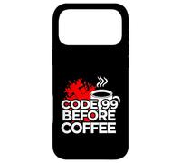 Carcasa para iPhone 17 Pro MAX ER Nurse Code 99 Before Coffee Medical Humor