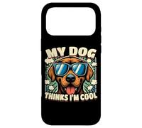 Carcasa para iPhone 17 Pro MAX Es Gracioso Que mi Perro piense Que Soy Genial, un Perro Divertido