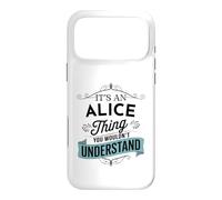Carcasa para iPhone 17 Pro MAX Es una Cosa de Alice Que no entenderías el Nombre Divertido de Alice