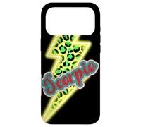 Carcasa para iPhone 17 Pro MAX Escorpio Zodiac Flash eléctrico diseño de Leopardo