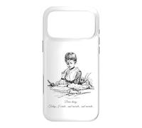 Carcasa para iPhone 17 Pro MAX Escritor procrastinador Autor Editor Mujeres literarias Divertidas