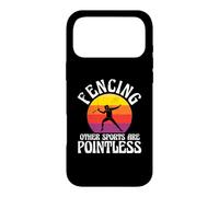 Carcasa para iPhone 17 Pro MAX Esgrima Otros Deportes Son inútiles Espada Fighting Fencer