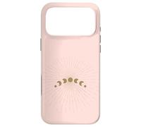 Carcasa para iPhone 17 Pro MAX Esoteric Minimalist Moon Phases - Abstract Pink Moon Phases