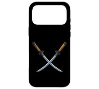Carcasa para iPhone 17 Pro MAX Espadas Katana Samurai Cruzadas