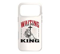 Carcasa para iPhone 17 Pro MAX Esperando al Rey Esqueleto Cristiano Arte bíblico