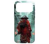 Carcasa para iPhone 17 Pro MAX Espíritu Bushido japonés en Samurai Retro Punk Vaporwave