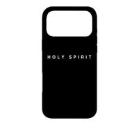 Carcasa para iPhone 17 Pro MAX Espíritu Santo/Diseño Simple y clásico de Fuente Moderna de Espíritu Santo