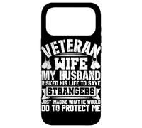 Carcasa para iPhone 17 Pro MAX Esposa veterana Mi Esposo arriesgó su Vida para Salvar a extraños Ju